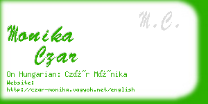 monika czar business card